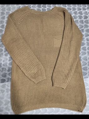 Cozy Chunky Knit Camel Sweater